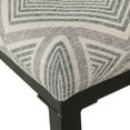 thumbnail image 3 of Taburete Benzara de metal gris negro 41x41x61 cm, 3 of 6