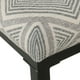 thumbnail image 3 of Taburete Benzara de metal gris negro 41x41x61 cm, 3 of 6