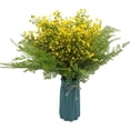 thumbnail image 2 of Plantas artificiales Arbustos Arbustos, Flores falsas de plástico Boda Interior Exterior Hogar Jardín Terraza Cocina Oficina Mesa Centros de mesa Arreglos Decoración navideña - Amarillo 4 piezas Sailing  Electrónica, 2 of 3