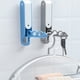 thumbnail image 5 of Yuarrent Gancho autoadhesivo montado en la pared, ganchos colgantes traseros de puerta plegables, colgador multiusos, soporte para armarios, accesorio de Almacenamiento y organización del hogar Azul Yuarrent HA065032-01B, 5 of 6