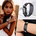 thumbnail image 4 of Pulsera personalizada para niño y niña, brazalete ajustable de silicona con identificación, bonito enlace de coche, grabado de joyería de emergencia, 4 of 5
