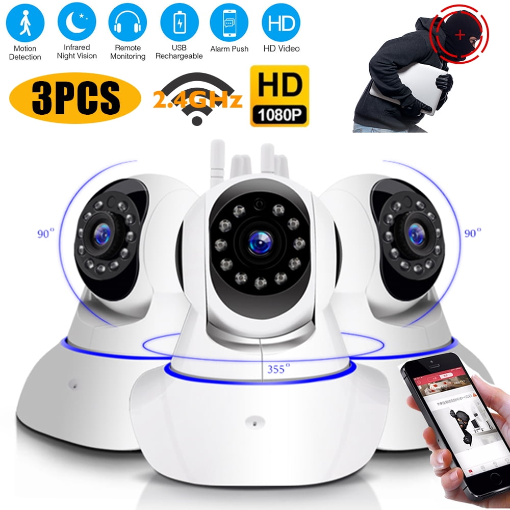 1080P HD Night Vision Wireless WiFi Home Security Camera Video Baby Monitor iN 
