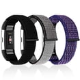thumbnail image 2 of Vodtian Sports Nylon Band for Charge 2, Solo Loop Stitched Nylon Replacement Strap, Skin-Friendly Soft Wristband for Charge 2 Men Women, 2 of 8