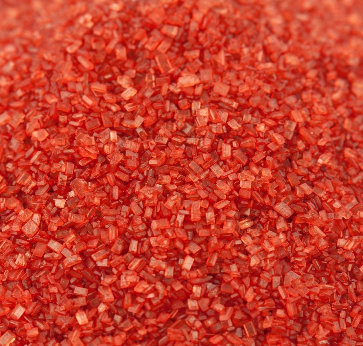 Red Gourmet Sanding Sugar || Extra Large Granules || 2 Lb Tub