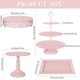 thumbnail image 2 of Juego de 8 piezas para tartas de metal, soporte de mesa de postre de 3 niveles, torre de exhibición de pasteles y bandeja para galletas para fiestas de cumpleaños, bodas, baby shower, 2 of 7