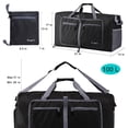 thumbnail image 2 of Bolsa de viaje Woogwin, grande, impermeable, 100 L, negra, 2 of 6
