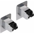 thumbnail image 1 of Aucun Support de Douche d'Angle de Colle de Forage, 2Pcs Mur Monté Support de Tête de Douche Réglable, 5 Modes d'Angle Réglables, Forme de Lingot Adaptée à la Salle de Bain, Hôtel, 1 of 5