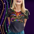 thumbnail image 2 of PMUYBHF T-Shirt à Manches Courtes Imprimé pour Femmes Printemps Été Vacances Col Rond 1838 TG, 2 of 5