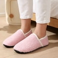 thumbnail image 5 of Knivor Cozy Slippers for Women with Hook Loop Warm Fuzzy Slippers Sock Shoes Ultra-Light House Slippers with Mute Anti-Slip Sole for Indoor Bedroom/Yoga, 5 of 8