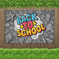 thumbnail image 4 of Chalkboard Style Back to School Banner Hand Drawn School Supplies Welcome Decoration for Classroom Decor Education Event, 4 of 7