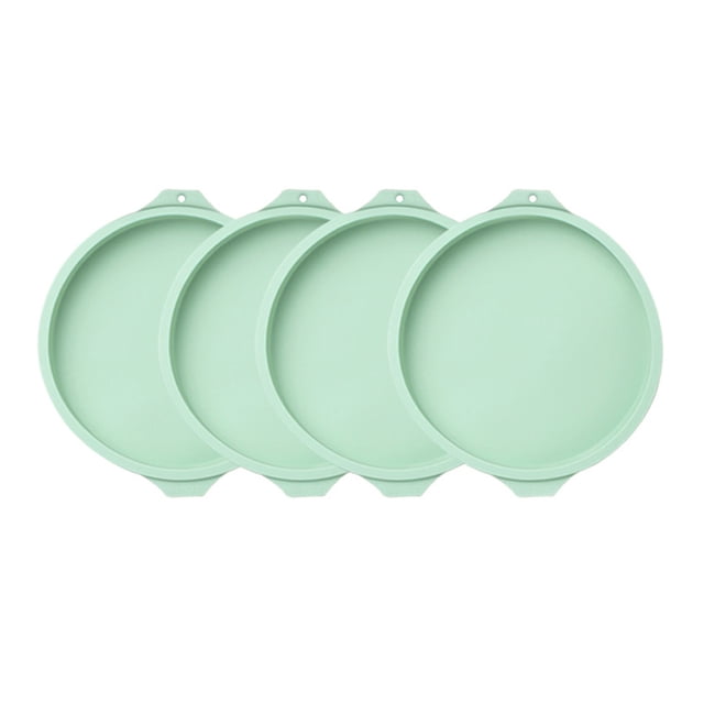 Bewildely 4 unids/set de moldes para pasteles, moldes de silicona antiadherentes para Chocolate, moldes redondos para hornear en la cocina, Color Herramientas y accesorios para hornear 8 Zoll Bewildely HA006183-02