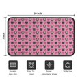 thumbnail image 5 of Pink Pug Puppies Door Rugs,Washable Non Slip Door Mats Indoor,Decorative Door Mats,Entry Mat Indoor for Entrance,Bedroom,Kitchen,Bathroom,30"x17", 5 of 6