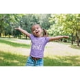 thumbnail image 6 of Happy Birthday T-Shirt (Girls 1 to 12) Sassy Kids Party Tee - Sweet Baby/Toddler Outfit 8 Purple Heather SS, 6 of 6