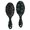 Halloween Cyan Web Black Pattern, variant on Halloween Black Cat Pumpkin Pattern Brush, Detangling Hair Brush,Oval Paddle Hair Brush, Smooth Handle Gifts for for Men Women Kids