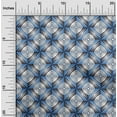 thumbnail image 2 of oneOoneCottonCambricBlueFabricMoireDressMaterialFabricPrintFabricByTheYard42InchWide, 2 of 4