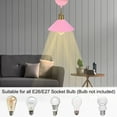 thumbnail image 6 of Plug in Wall Sconces Wall Sconce Lighting Wall Lamp with Switch for Bedside, Pink 2 Pack, 6 of 6