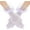White, variant on Lace Gloves for Women - Bow Short Prom Gloves Evening Elegant Accessories for Wedding Opera Party