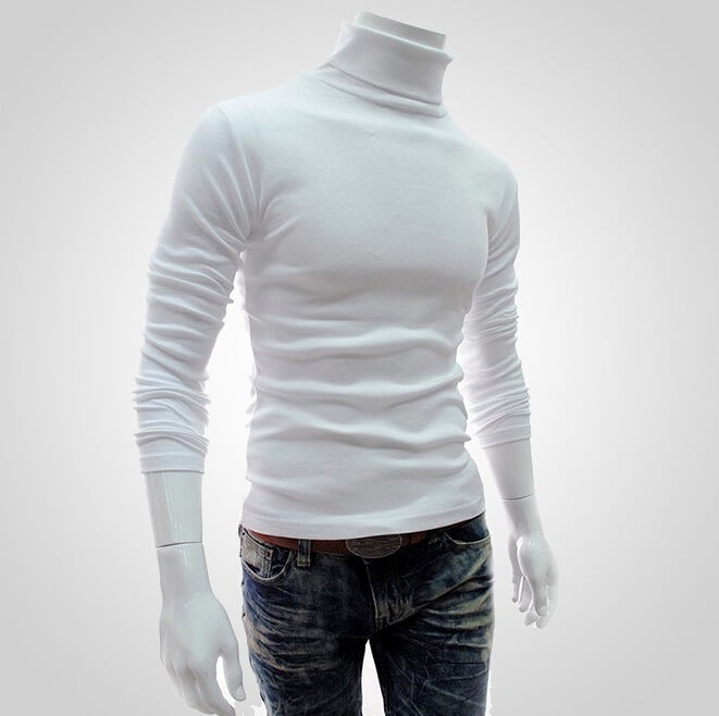 black high neck top mens