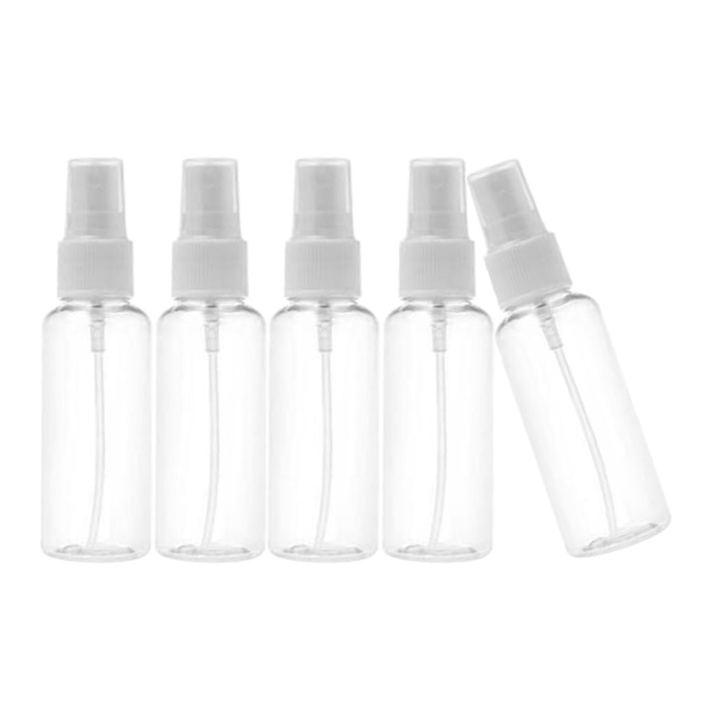 EHJRE 6x 5 Pieces Spray Bottle Empty Plastic Travel Liquid Kits for Holidays, Business Trips, Makeup, Cleaning, - 50ml