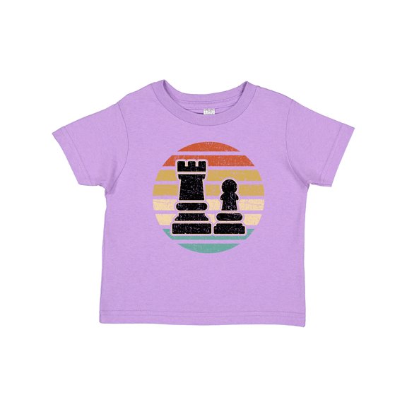 Inktastic Chess Player Retro Sunset Boys or Girls Toddler T-Shirt