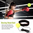 thumbnail image 1 of M Buder Adult Boxing Punch Exercise Ball with Head Band Equipment for Speed Training (Black Band), 1 of 9