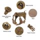 thumbnail image 4 of Arnés para Perros de Diseño de Malla Unique Bargains Arnés para Perros Transpirable Sin Tirones Caqui Mediano, 4 of 7