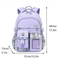 BKBP Kawaii Lightweight Canvas Backpacks for Girls Kids School Bags
