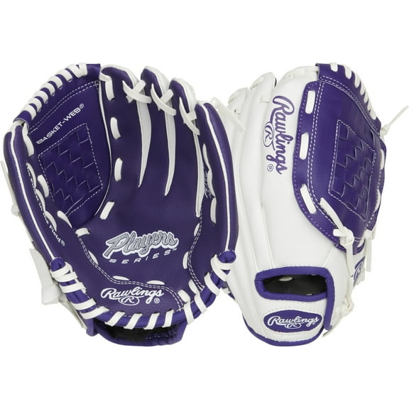 Rawlings Player Series Youth Glove | RHT | Purple/White | 10 in