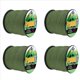 thumbnail image 1 of 4X PE LíNea de Pesca Trenzada 4 Hilos Hilo Multifilamento SúPer Fuerte de 100 M para la Pesca de Carpas LíNeas de Carpa 12Lb 2.0, 1 of 4