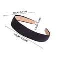 thumbnail image 3 of Moonsky Wide Elastic Fashion Headbands Head Hoop Hair Accessory Headwear For Women Girls Black, 3 of 4