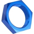 thumbnail image 4 of Aluminum Bulkhead Jam Nut, Blue, -16 AN, 4 of 5