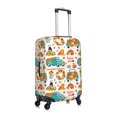 thumbnail image 3 of Daiia Fall Pumpkins And Sunflowers Luggage Cover, Thickened Washable Travel Luggage Covers, Elastic Unique Baggage Covers for 18-20 inch Luggage-Medium, 3 of 9