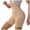 a47-Beige, variant on KPOPLK Tummy Control Shapewear for Women Strapless Fajas Body Shaper Shorts Butt Lifter with Zipper Crotch Size XL