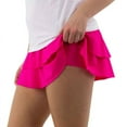 thumbnail image 5 of Fila Women`s Essentials Tiered Ruffle Tennis Skort (  MEDIUM Blue Radiance  ), 5 of 6