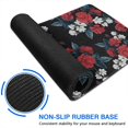 thumbnail image 6 of Long Mouse Pads for Desk,Pioneer Flower Floral Print Pattern Desk Mats on Top Of Desks, Desk Mouse Pad Extra Large with 3mm Non-Slip Base and Stitched Edge for Gaming,Office,Work,Home 31.5"x11.8", 6 of 6
