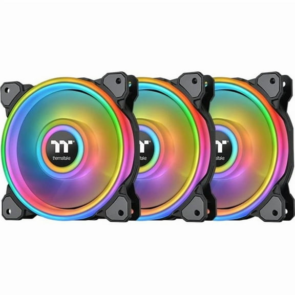 Thermaltake Riing Quad Cooling Fan 3 Pack CLF088PL12SWB