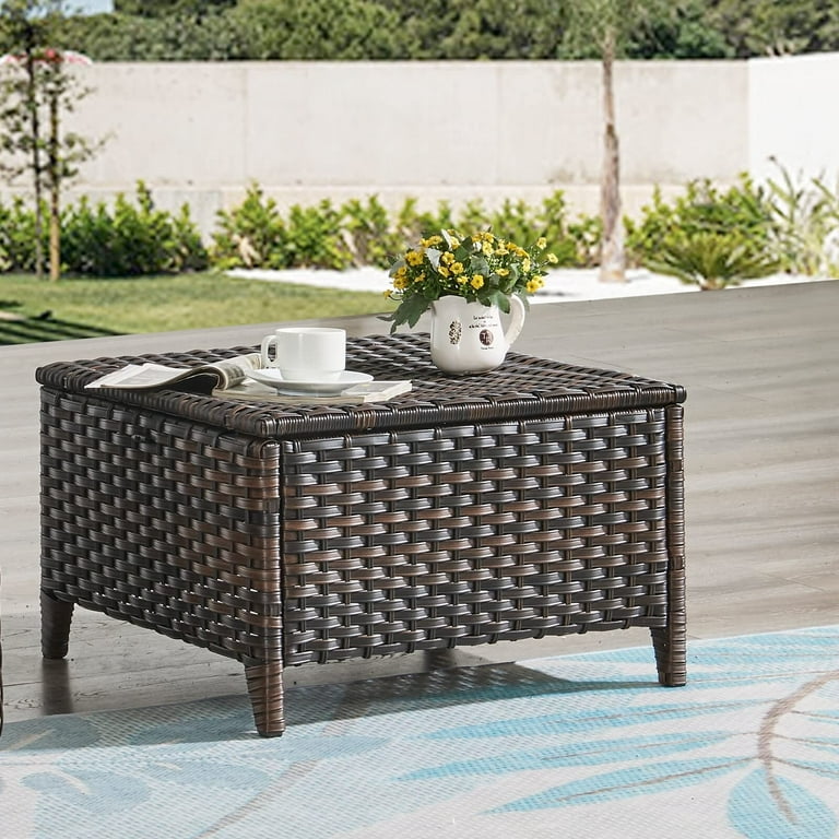 Walmart wicker ottoman outlet