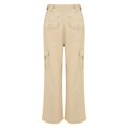 thumbnail image 5 of Outfmvch Cargo Pants High Waisted Pants for Women Sweatpants Women Baggy Jeans Women Flare Leggings Jeans for Women Trousers Pants for Women Beige L, 5 of 5