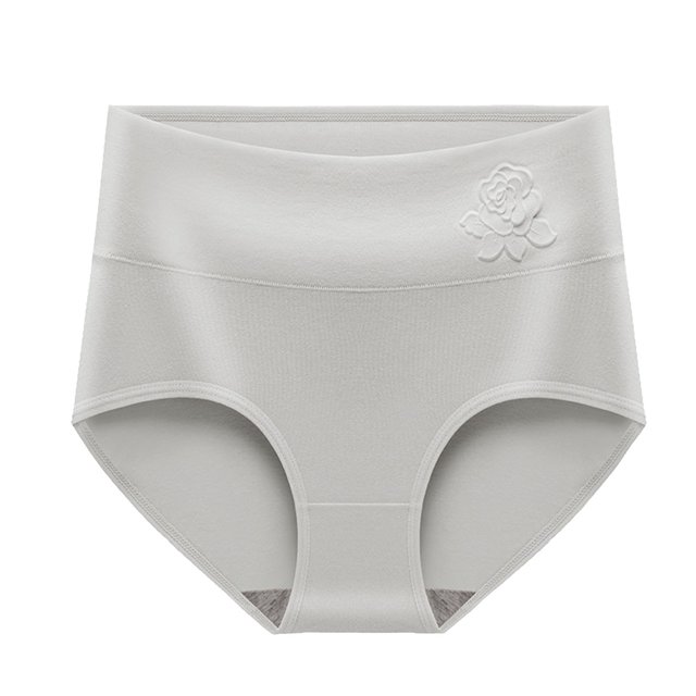 Plebaso Womens High Waisted Cotton Underwear Stretch Comfortable Briefs Soft Full Coverage Ladies Panties