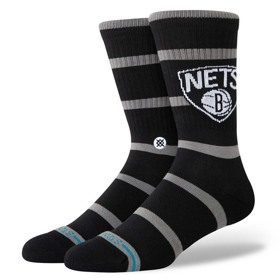 Unisex  Stance Brooklyn Nets Prep Stripe Crew Sock
