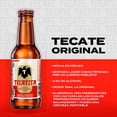 thumbnail image 3 of Cerveza Tecate Original Cuartito Botella  9 pack 207 ml c/u, 3 of 4