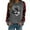 A-Grey618, variant on XIAOCHA Women Double Heart Embellished Sweatshirt Valentine Loose Long Sleeve Round Neck Pullover Spring Soft Daily Top