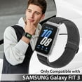 thumbnail image 5 of 2 pack Elastic Bands Compatible with Samsung Galaxy Fit 3, Solo Loop Lightweight Nylon Adjustable Wristbands for Woman Man, 5 of 7