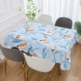 thumbnail image 6 of 54x54 Inch Tablecloth Polyester Square Tablecloth for Home Kitchen Dinner Decor Small Tulips Pattern, 6 of 9