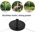 thumbnail image 3 of Methold Birdbath Pond Panel solar alimentado con 6 boquillas Fuente redonda Jardín 110 cm Ascensor Piscina Aspersor de agua 13 cm Diámetro Decoración Electrónica con palo, 3 of 6