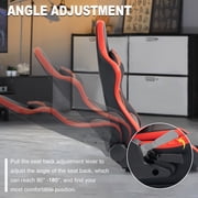 Marada Racing Simulator Cockpit with Game Seat Adjustable Fit for Logitech G25 G27 G29 G920 Racing Wheel Stand