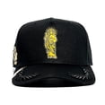 thumbnail image 2 of VAGO Style SAN JUDAS Gorra Artesanal Negra Visera Curva, 2 of 5