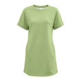thumbnail image 7 of Bxsruta Womens T Shirt Dress Short Sleeve Casual Loose Shift Dresses with Pockets, 7 of 7