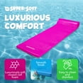 thumbnail image 5 of TRC Recreation Sunsation 1.75\" Thick Foam Adult Pool Float Water Lounger w/ Headrest, Pink, 5 of 13