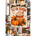 thumbnail image 3 of Purgmipth Christmas Garden Flag, Double-Sided Pumpkin Spice Holiday House Flag for Porch Yard Outdoor Decor, 28 x 40 Inch, 3 of 8